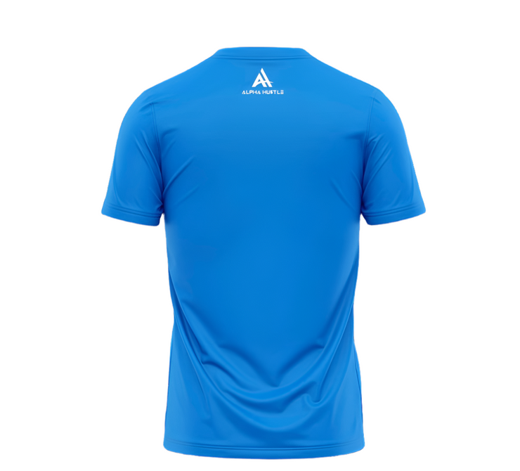 Alpha HuStle - Hustle and Motivate Sky Blue T-shirt