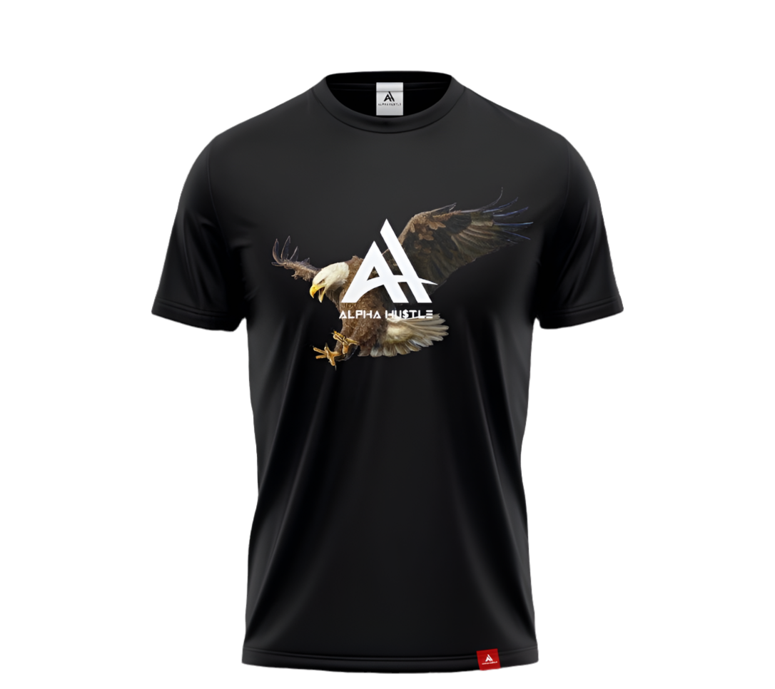 Alpha HuStle - Eagle Eye Black T-shirt