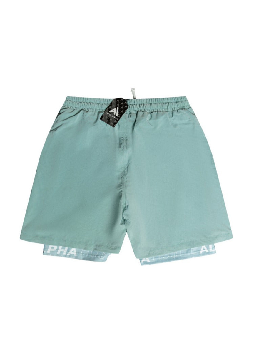 HUSTLE NON STOP SHORTS (TORQUISE)