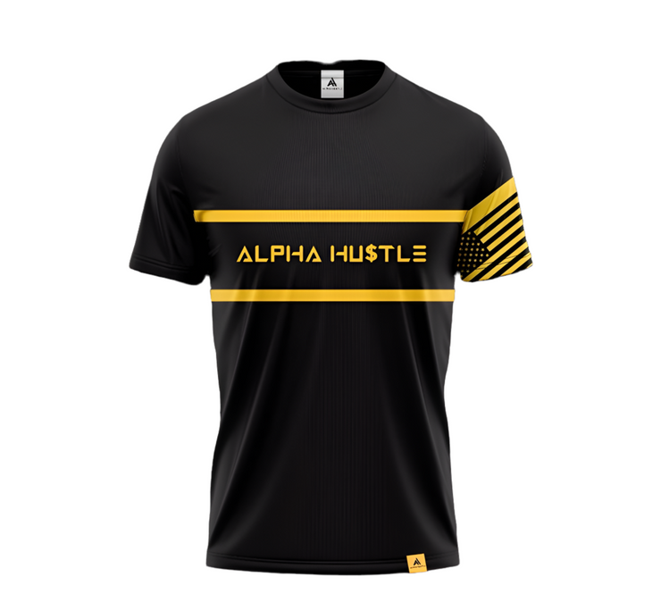 Alpha HuStle - Made In America Yellow T-shirt
