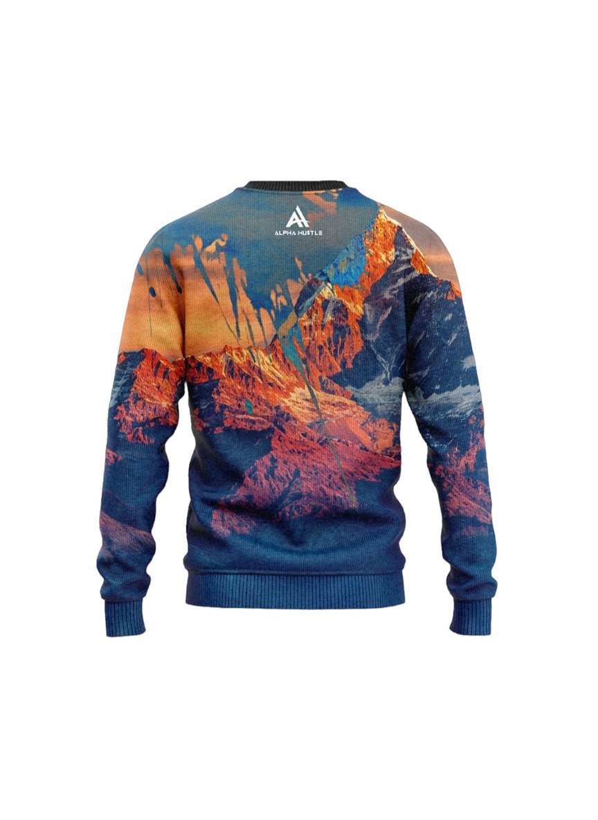 Alpha HuStle - Eagle Flex All Over Print Sweatshirt