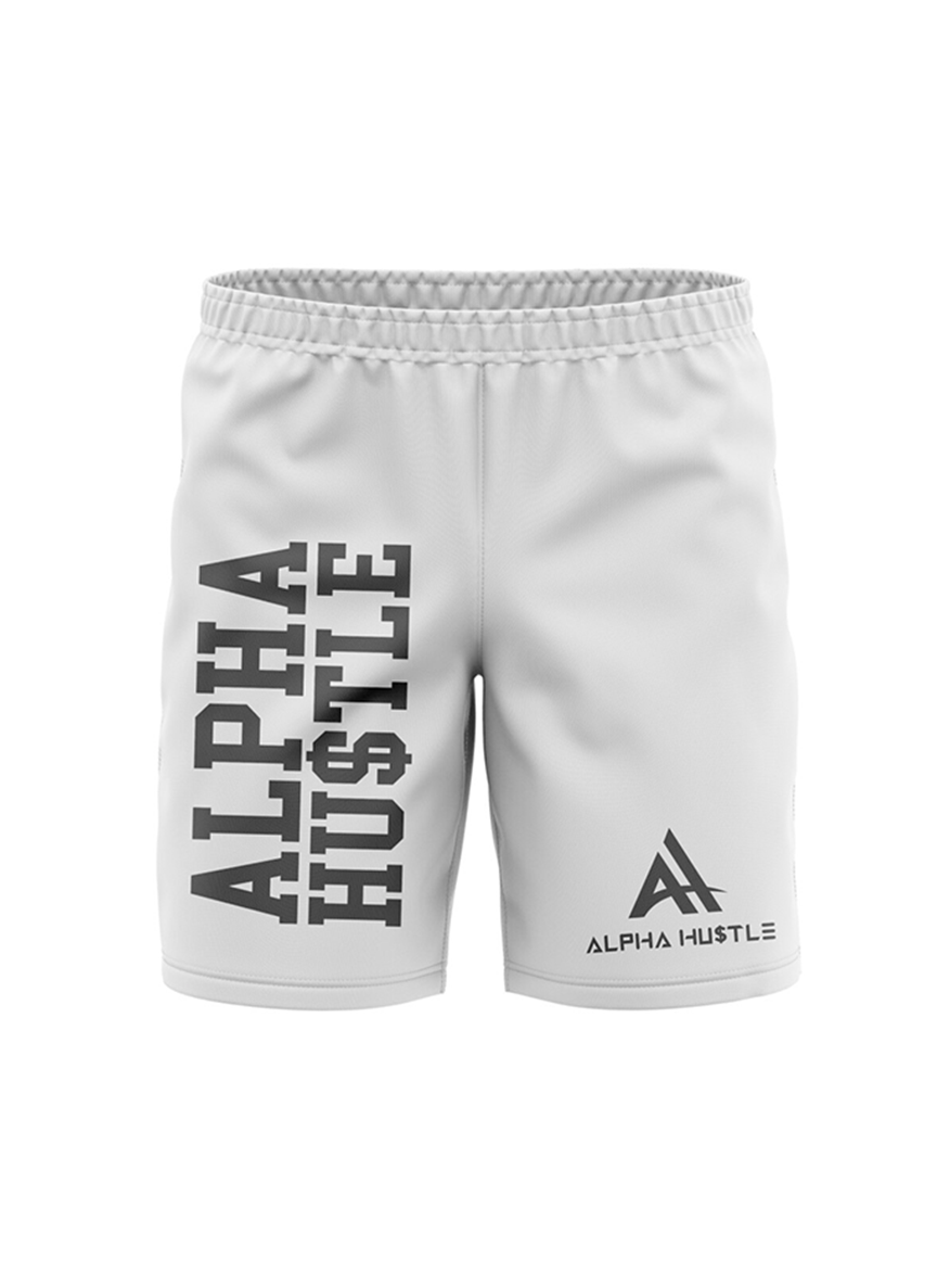 Pearl White Alpha Hustle Shorts