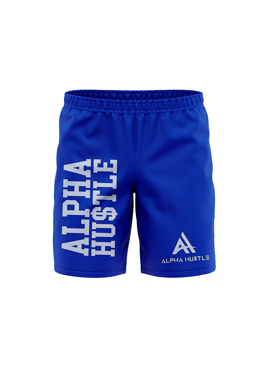 Royal Blue Alpha Hustle Shorts
