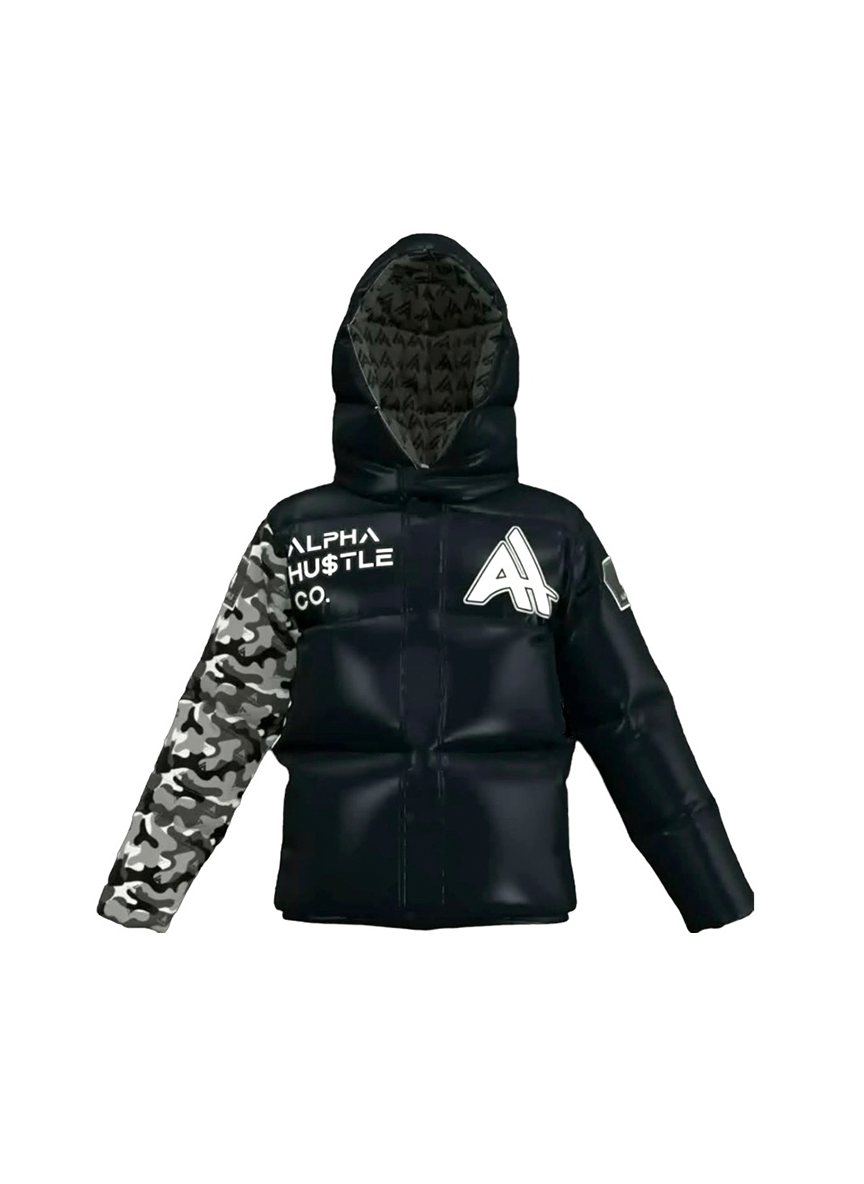Black & White Camo Force jacket