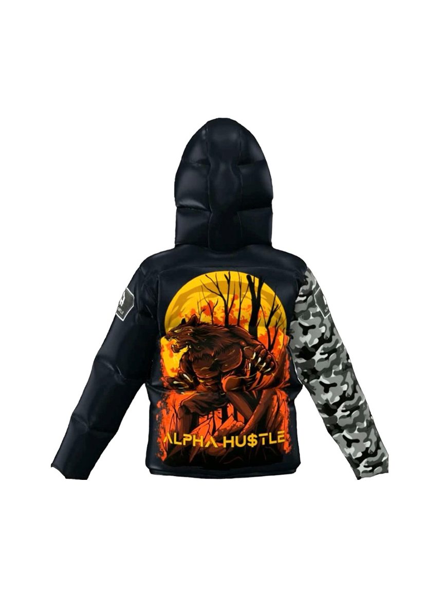 Black & White Camo Force jacket