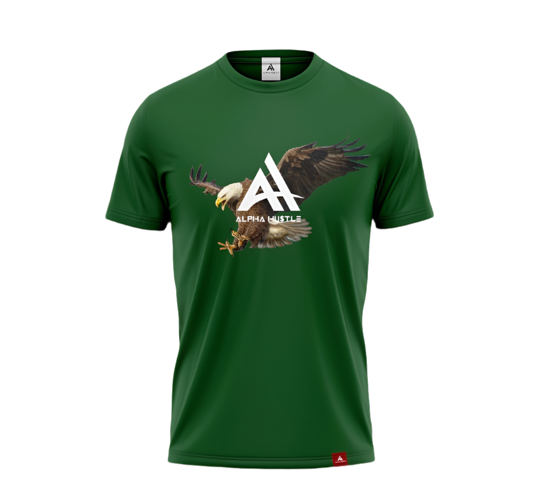 Alpha HuStle - Eagle Eye Green T-shirt