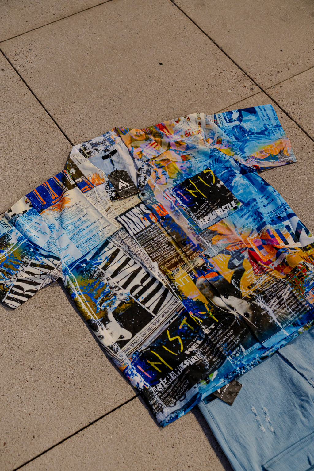 PL$NE J$NE SHIRT (Indio Blue)
