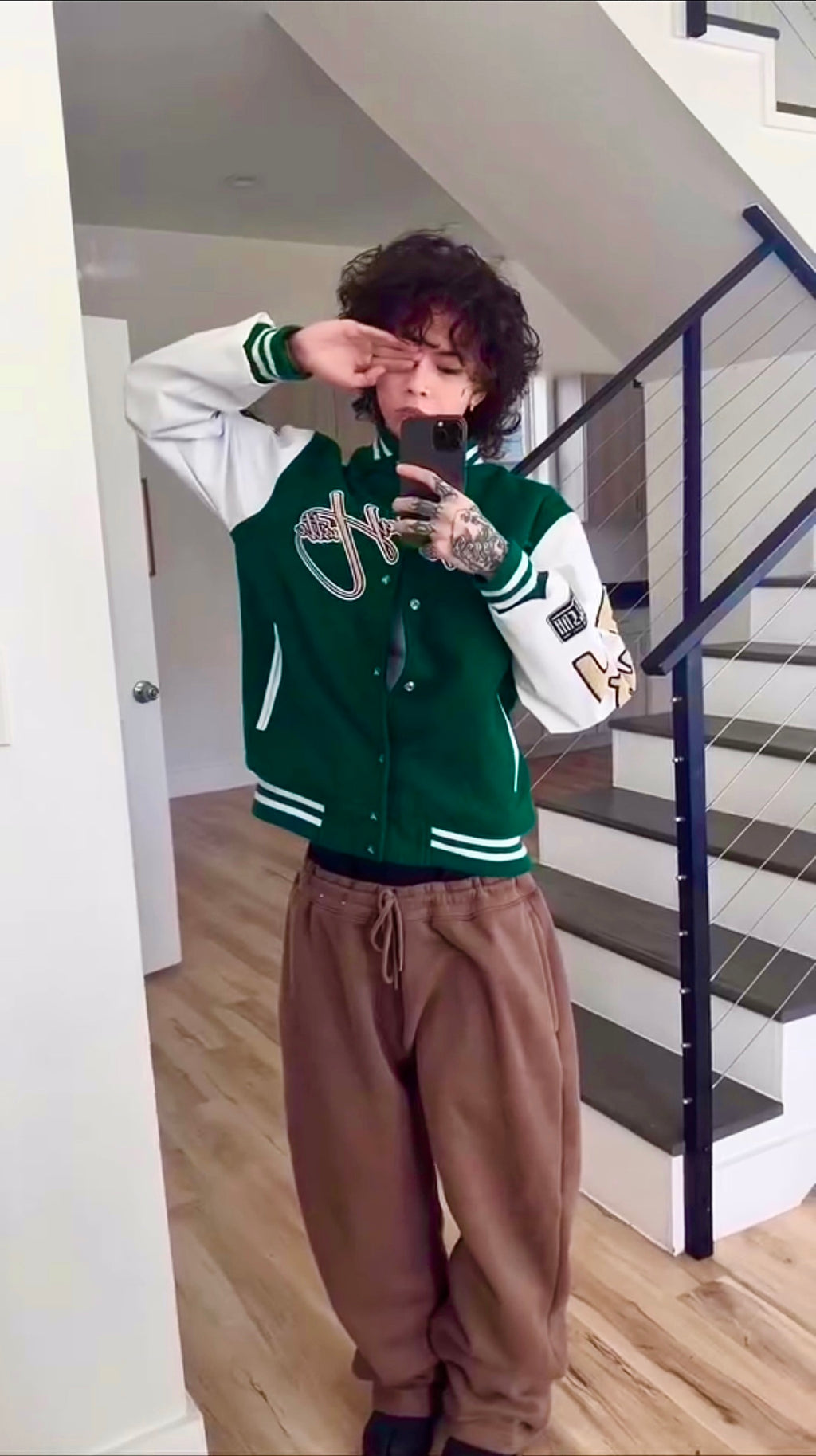 Motion Wear Green Tan Varisty