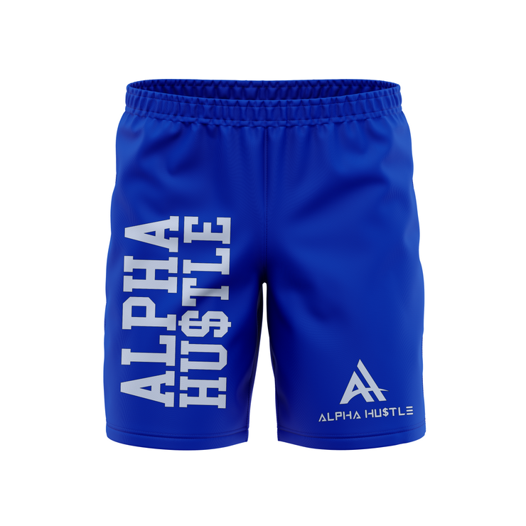 Royal Blue Alpha Hustle Shorts