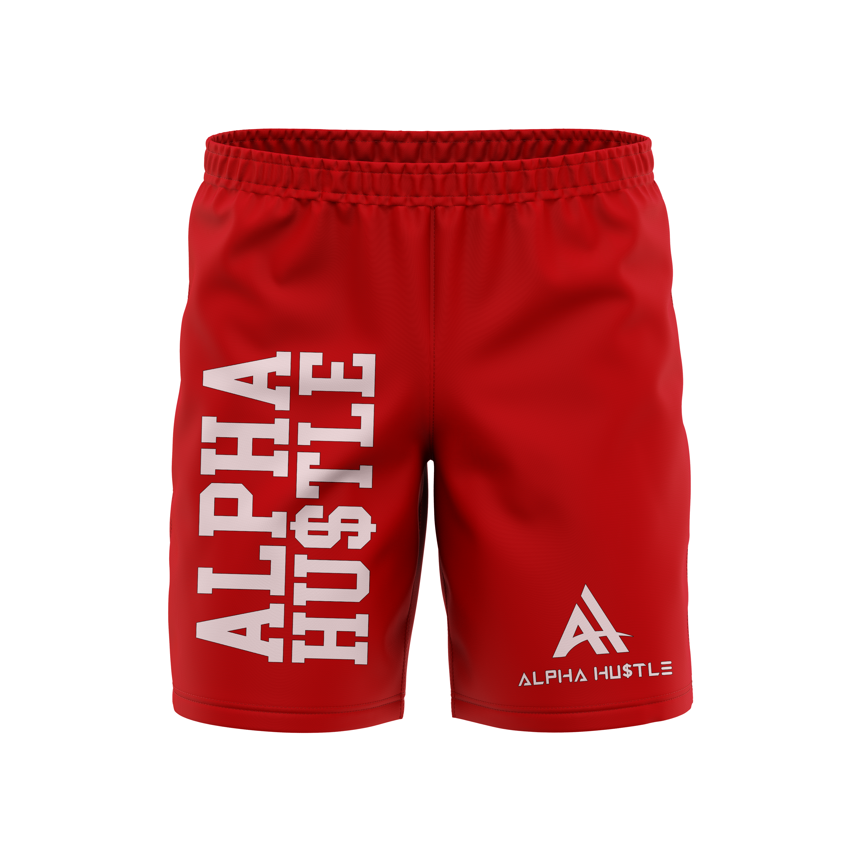 Red Alpha Hustle Shorts