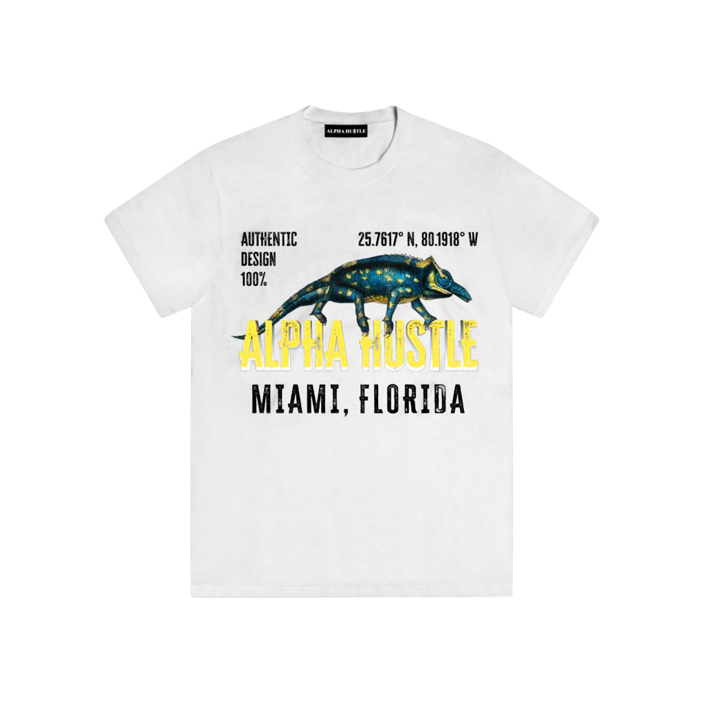 Chamillions Rich White T-Shirt by Alpha Hu$tle