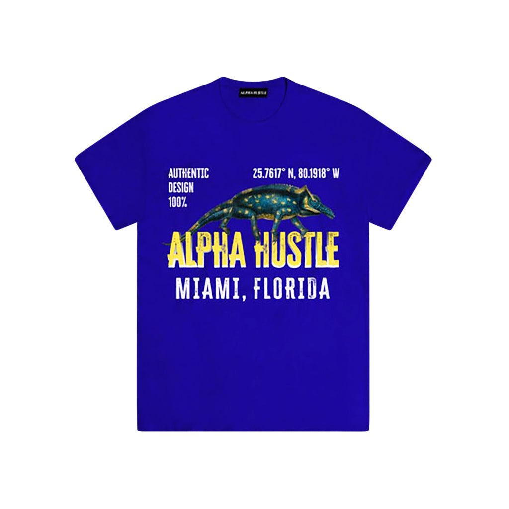 Chamillions  Luxury Blue T-Shir by Alpha Hu$tle