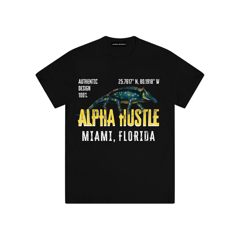 Chamillions Rich Black T-Shirt by Alpha Hu$tle