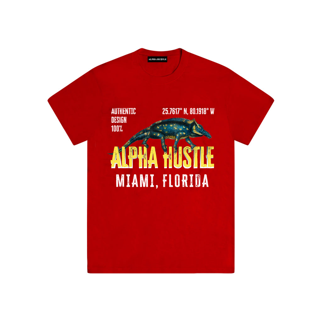 Chamillions Ruby Red T-Shirt by Alpha Hu$tle