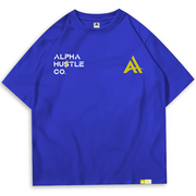 True Dreams Royal Blue Oversized Alpha Hu$tle T-shirt