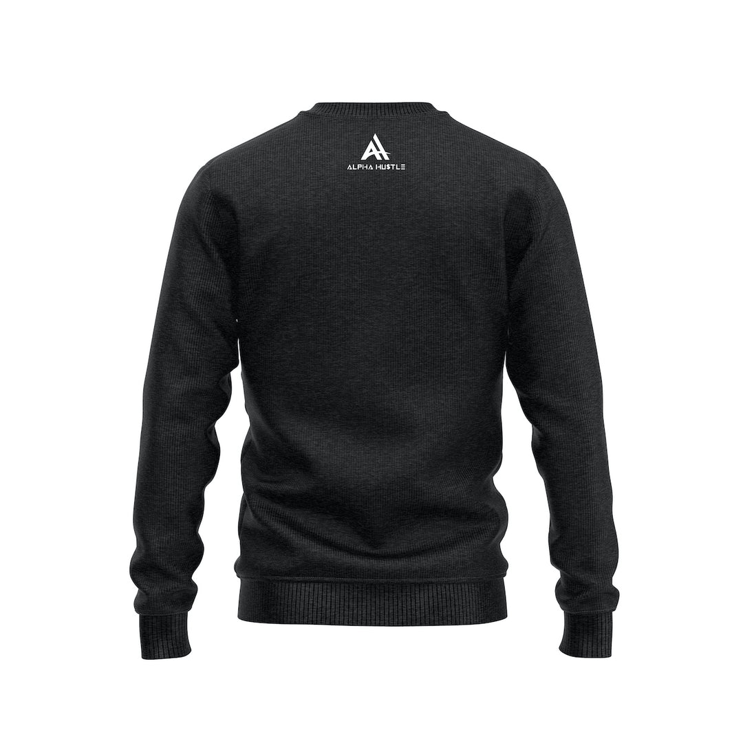 Alpha Hu$tle - Classic Flow Black Sweatshirt