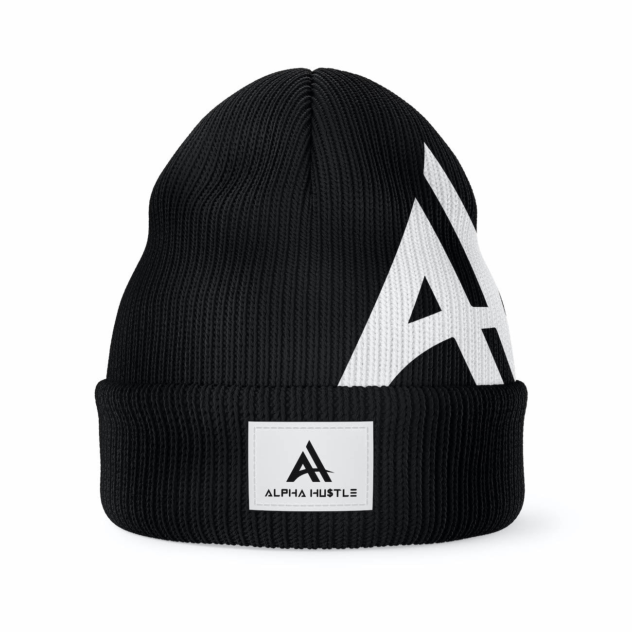 Alpha Hu$tle - Classic Flow Black Beanies