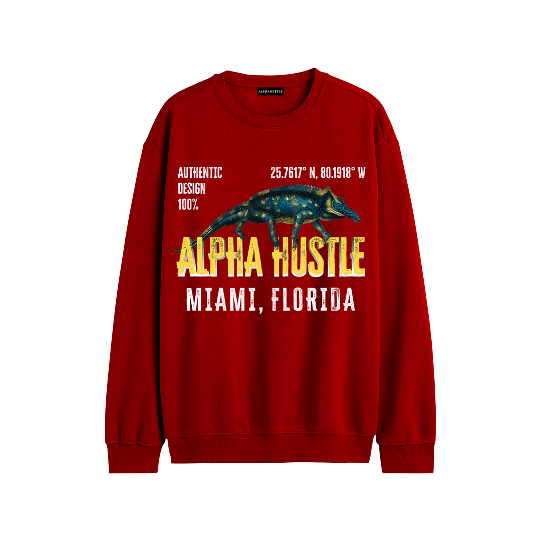 Chamillions by Alpha Hu$tle Ruby Red Sweater