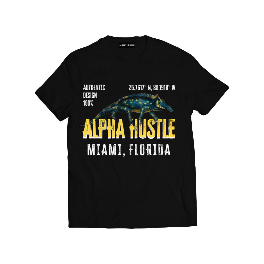 Chamillions by Alpha Hu$tle Rich Black T-Shirt