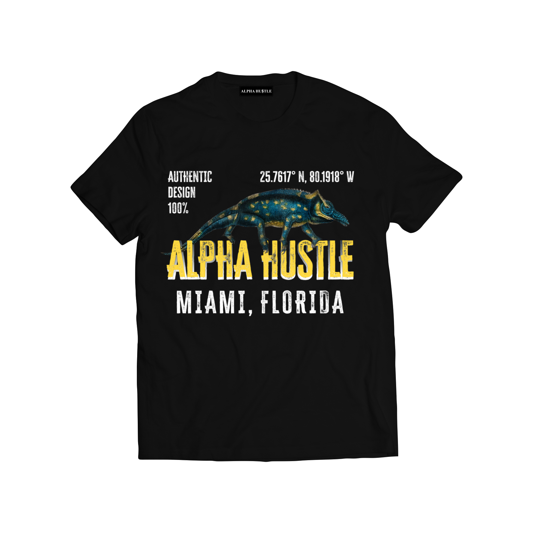 Chamillions by Alpha Hu$tle Rich Black T-Shirt