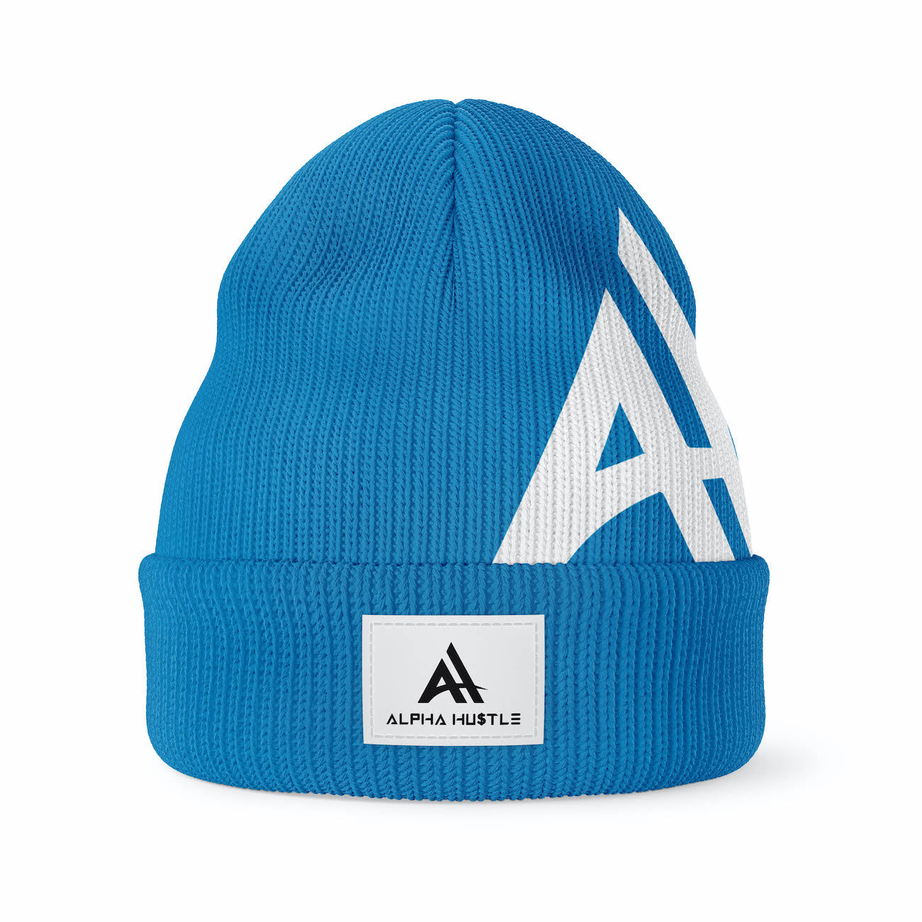 Alpha Hu$tle - Classic Flow Blue Beanies