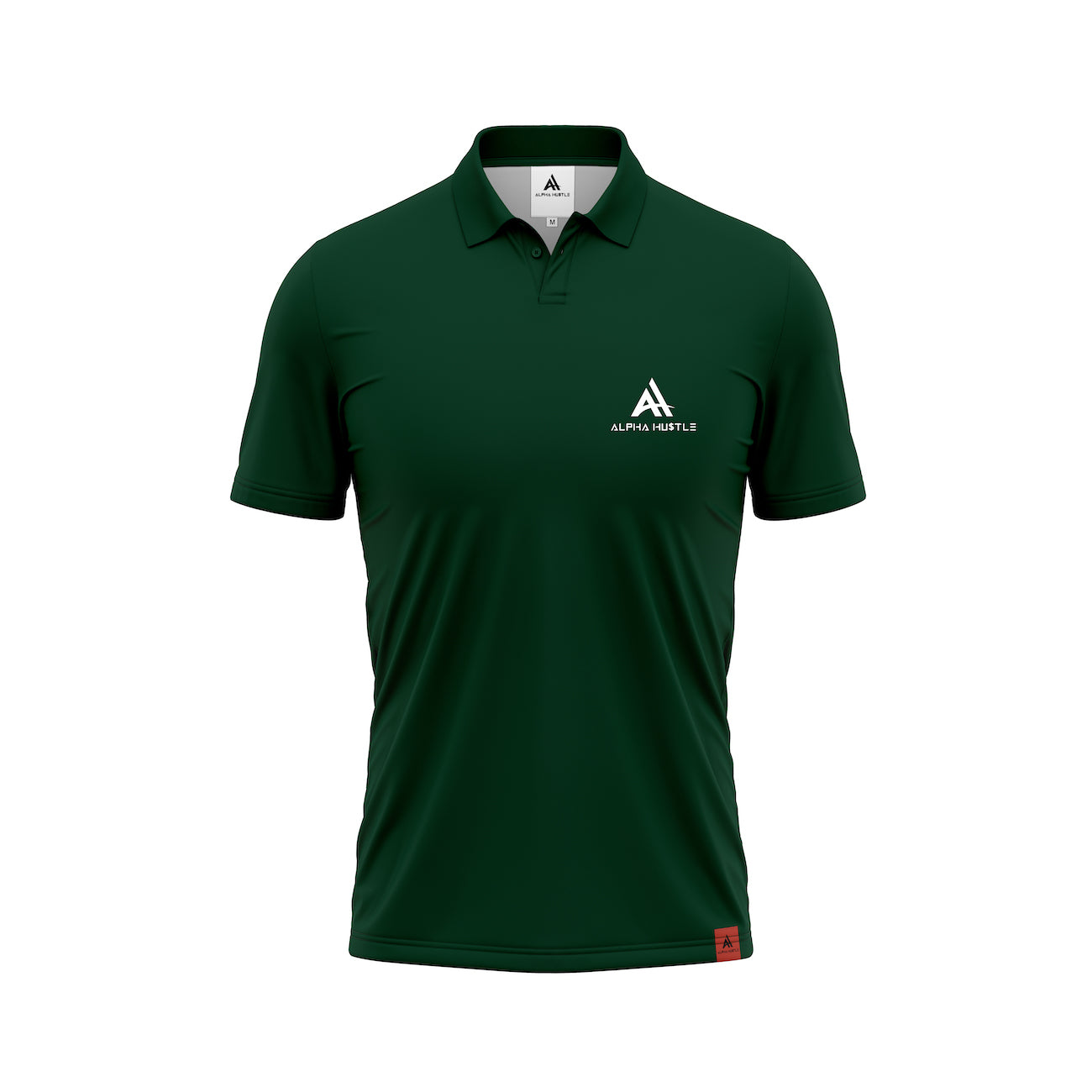 Alpha HuStle - Currency Flex Forest Green  Polo