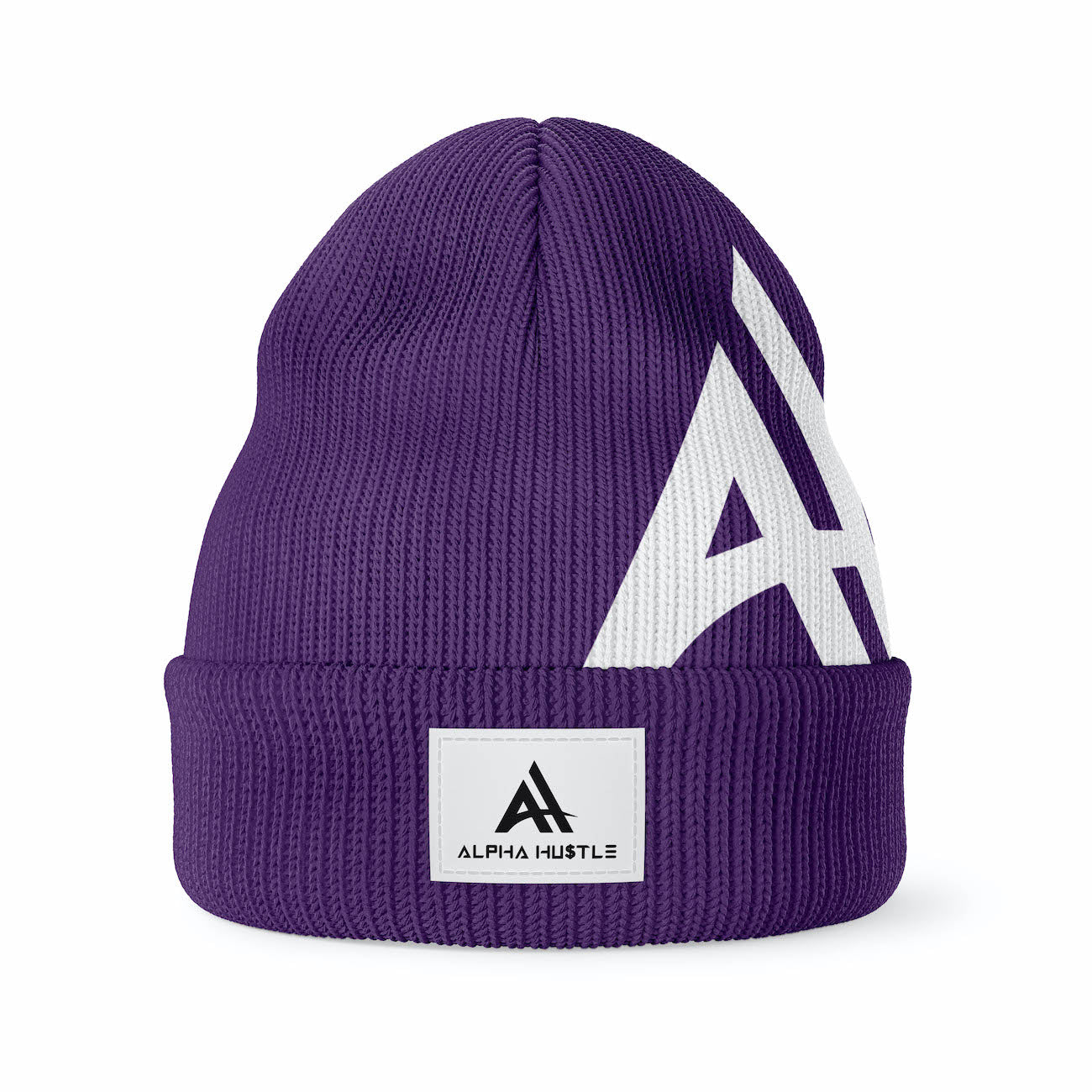 Alpha HuStle - Classic Flow Purple Beanies