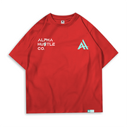 True Dreams Rich Red Oversized Alpha Hu$tle T-shirt
