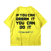 True Dreams Bumblebee Yellow Oversized Alpha Hu$tle T-shirt