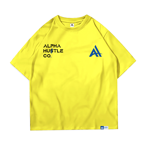 True Dreams Bumblebee Yellow Oversized Alpha Hu$tle T-shirt